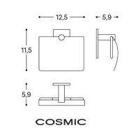 MEDIDAS PORTARROLLOS CON TAPA STICK COSMIC